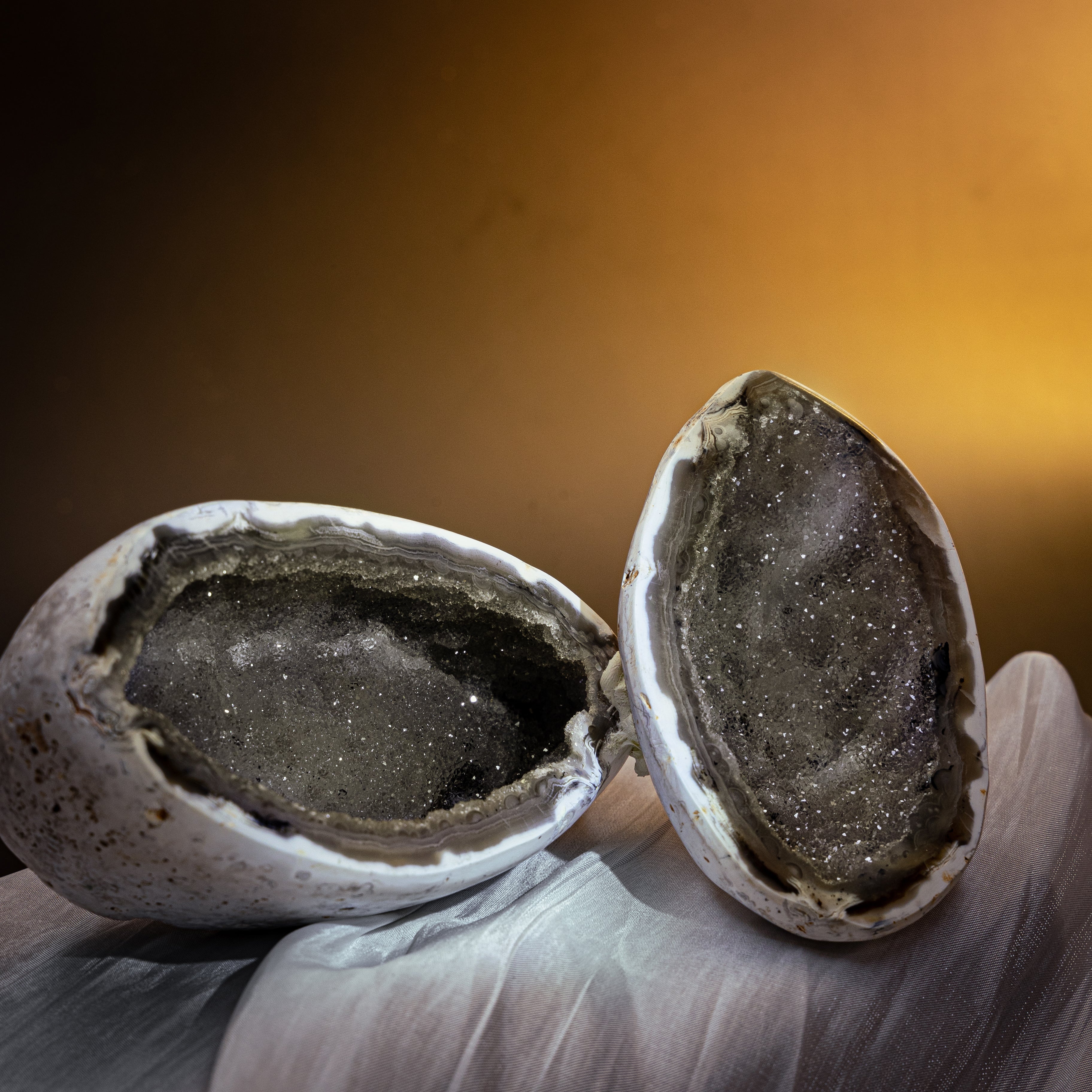 Silver Star Selected Sugary Druzy Amethyst Treasure Bowl