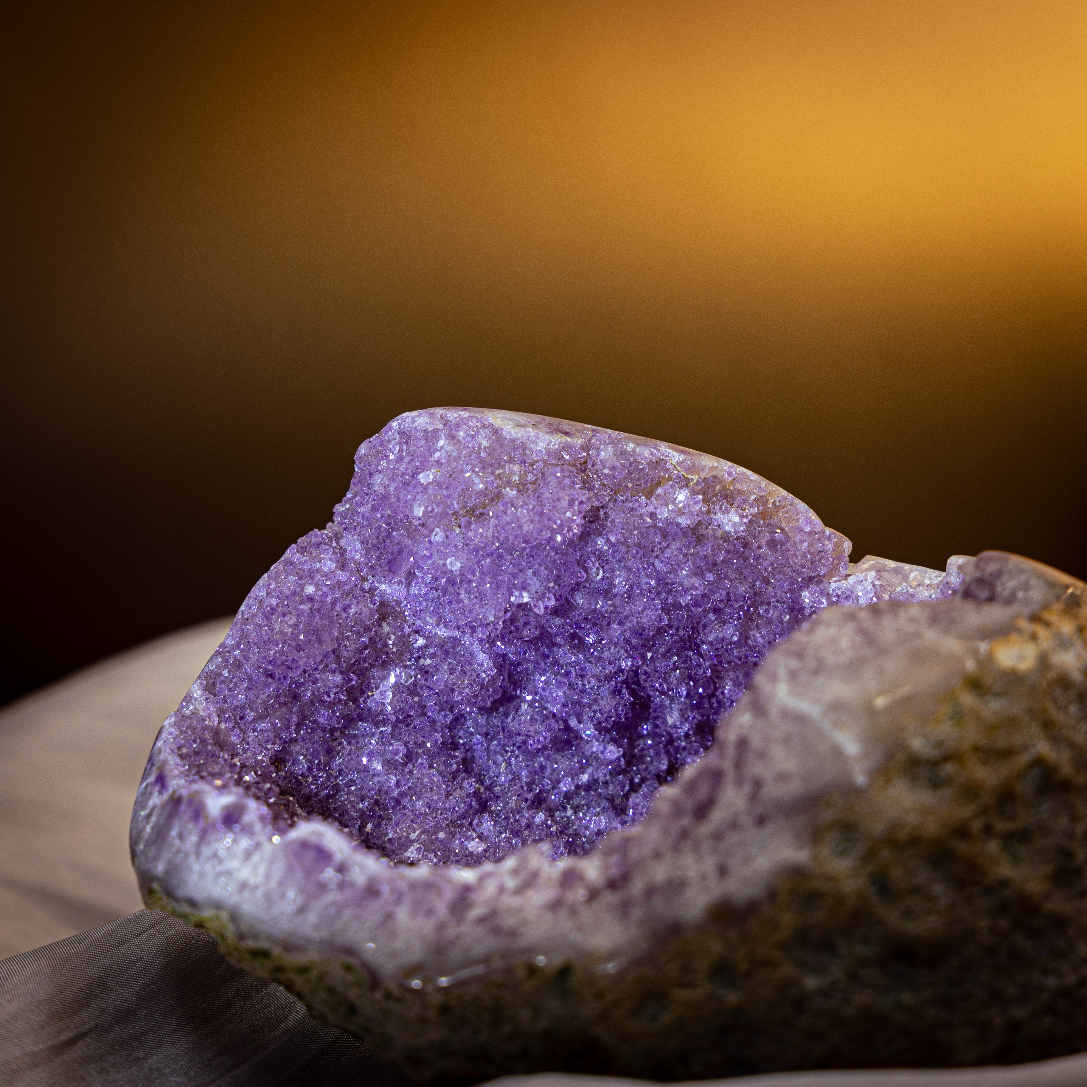 Selected Sugary Druzy Amethyst Lavender Pocket Freeform