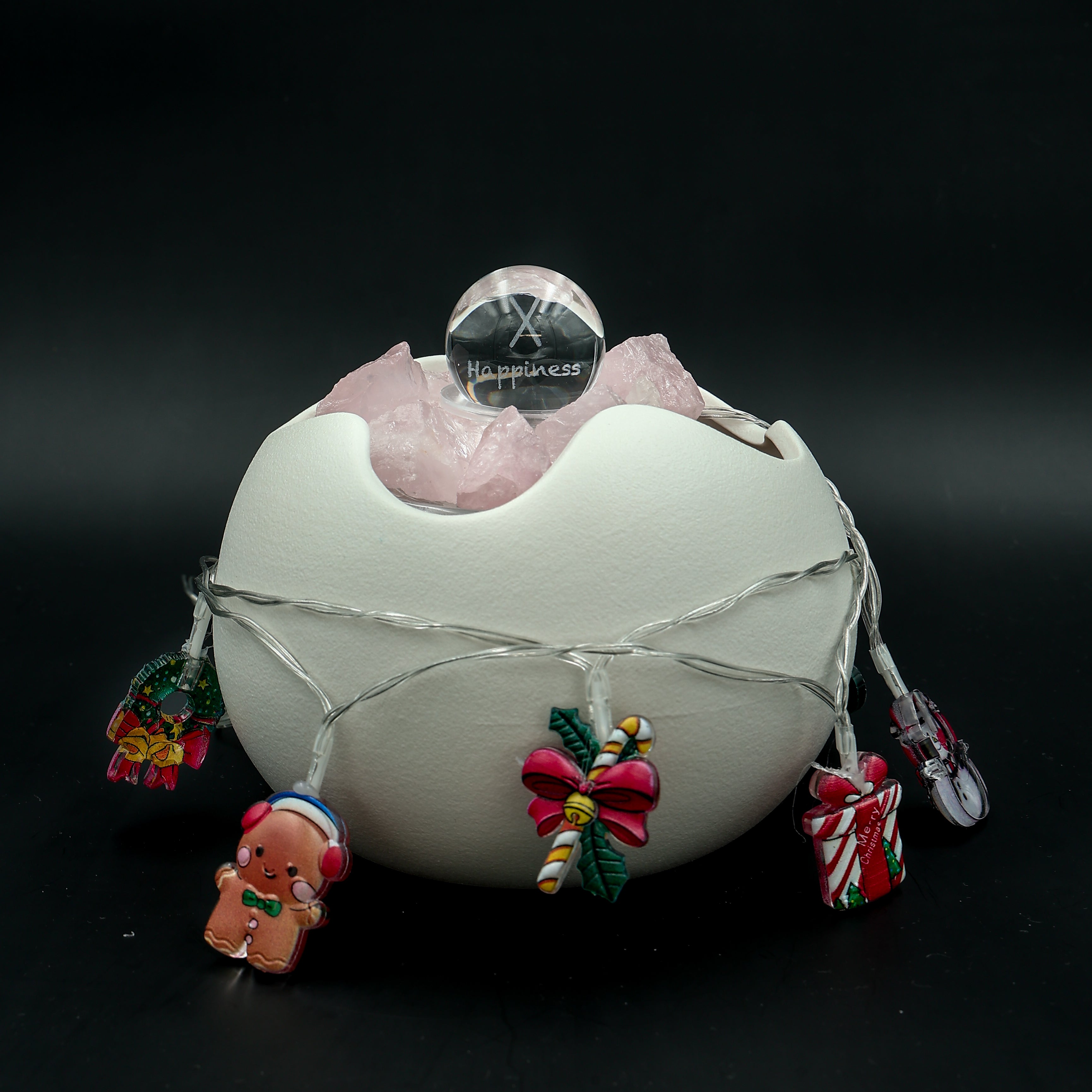 🧑‍🎄*Christmas Limited* Worry Ball Mini Crystal Fountain Decorative Light